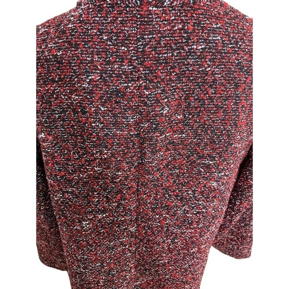Calvin Klein Blazer Jacket Women's 18W 2X Tweed Menswear-Style Long-Length NEW - Picture 5 of 15